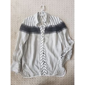 NWT Sandro Ecru Shirt Size S